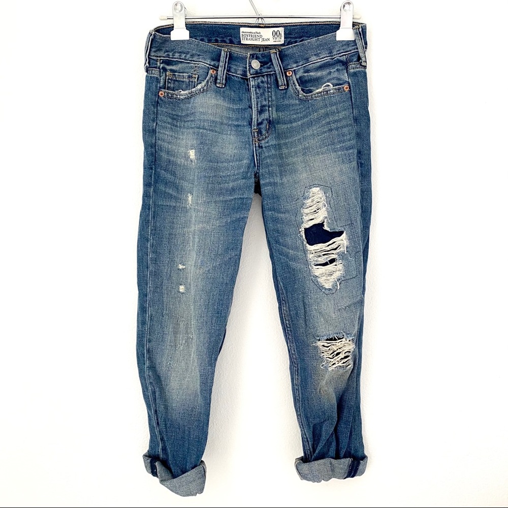 Abercrombie & Fitch Boyfriend Straight Jeans
